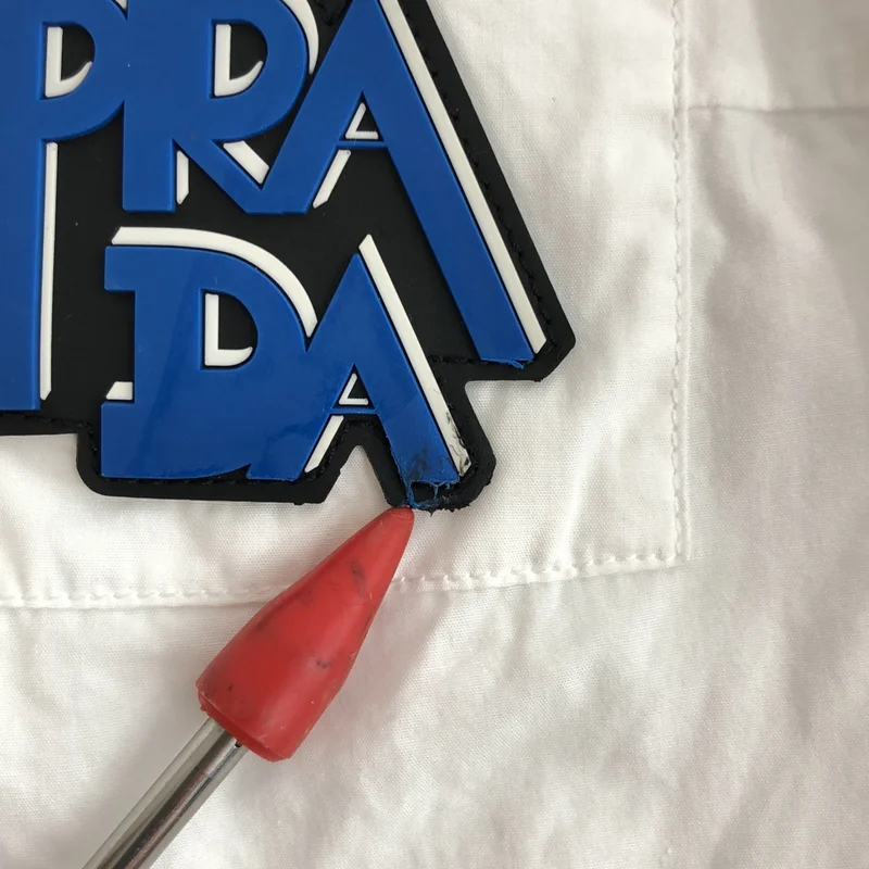 PRADA / プラダ | フリル シャツ_長袖 P497C | 40 | レディース