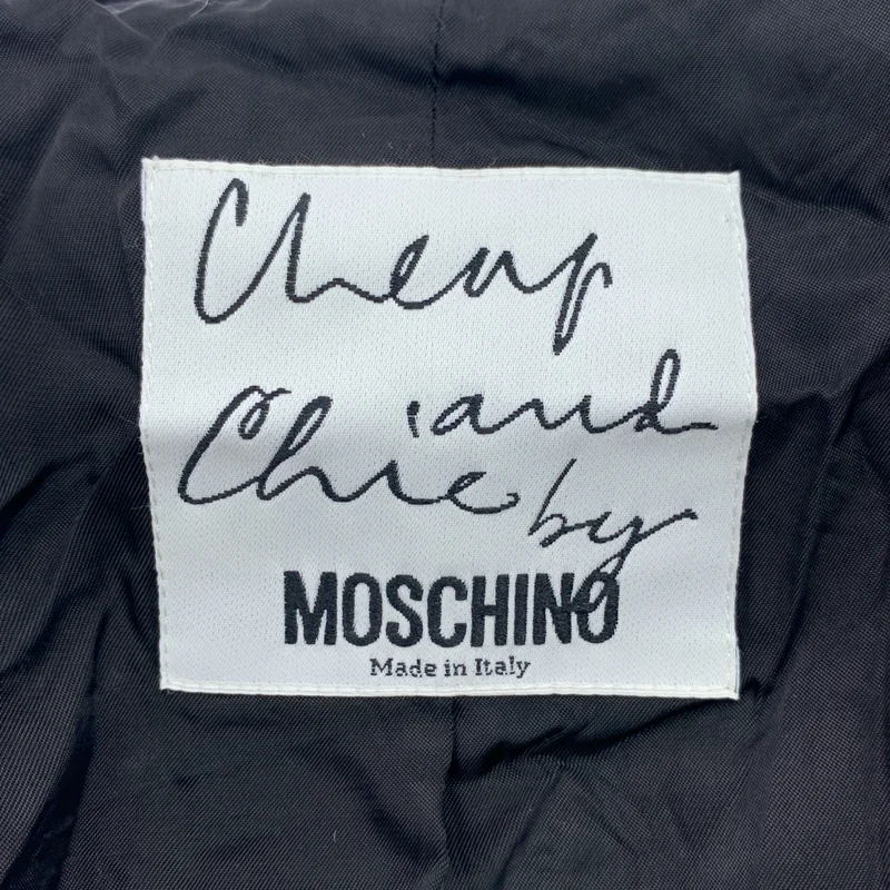MOSCHINO / モスキーノ | 金ボタン シングルブレスト ジャケット / 総裏地 | 36 | レディース