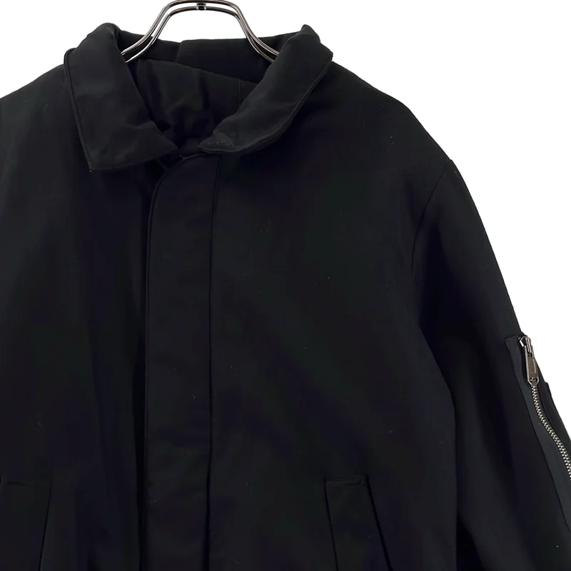 YVES SAINT LAURENT / イヴサンローラン | 2010AW | ウール 中綿 ボンバージャケット | 44 | メンズ