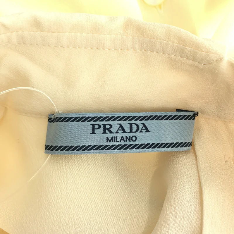 PRADA / プラダ | シルク ショートスリーブ ブラウス | 38 | レディース