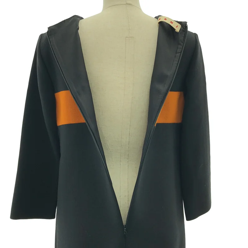 MARNI / マルニ | Superhero Dress / バックジップ ドレス ワンピース / 総裏地 | 38 | レディース