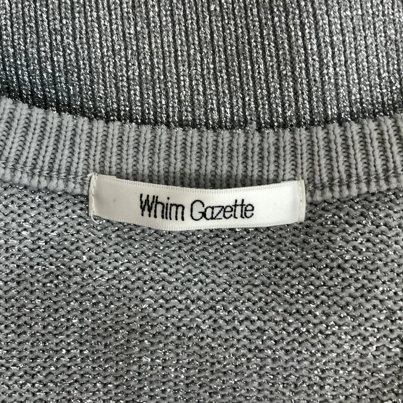 Whim Gazette / ウィムガゼット | 2023AW | ラメニットプルオーバー | F | レディース