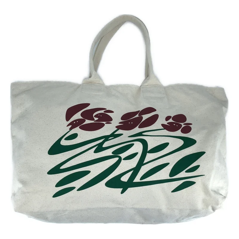 None / | ABCD FLEURS エービーシーディーフルール / LARGE TOTE BAG トートバッグ | アイボリー | メンズ ABCD FLEURS / エービーシーディーフルール | LARGE TOTE BAG トート