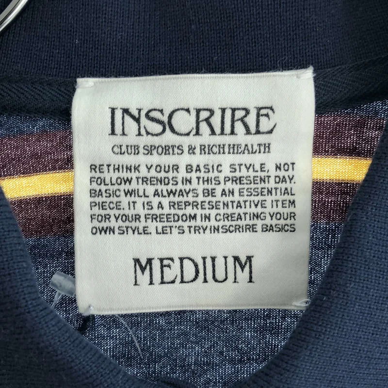 INSCRIRE / アンスクリア | Border Short Polo Shirt シャツ | MEDIUM | レディース
