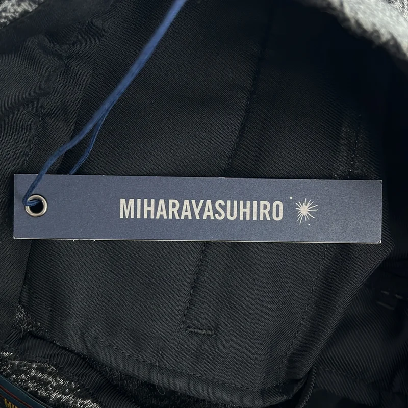 MIHARA YASUHIRO / ミハラヤスヒロ | ウール ヘリンボーン 切替スラックス | 46 | メンズ