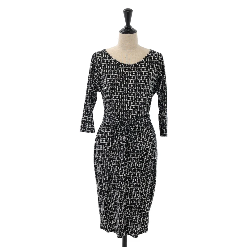 WEEKEND MAX MARA / ウィークエンドマックスマーラ | 総柄 ベルテッド ワンピース | S | レディース