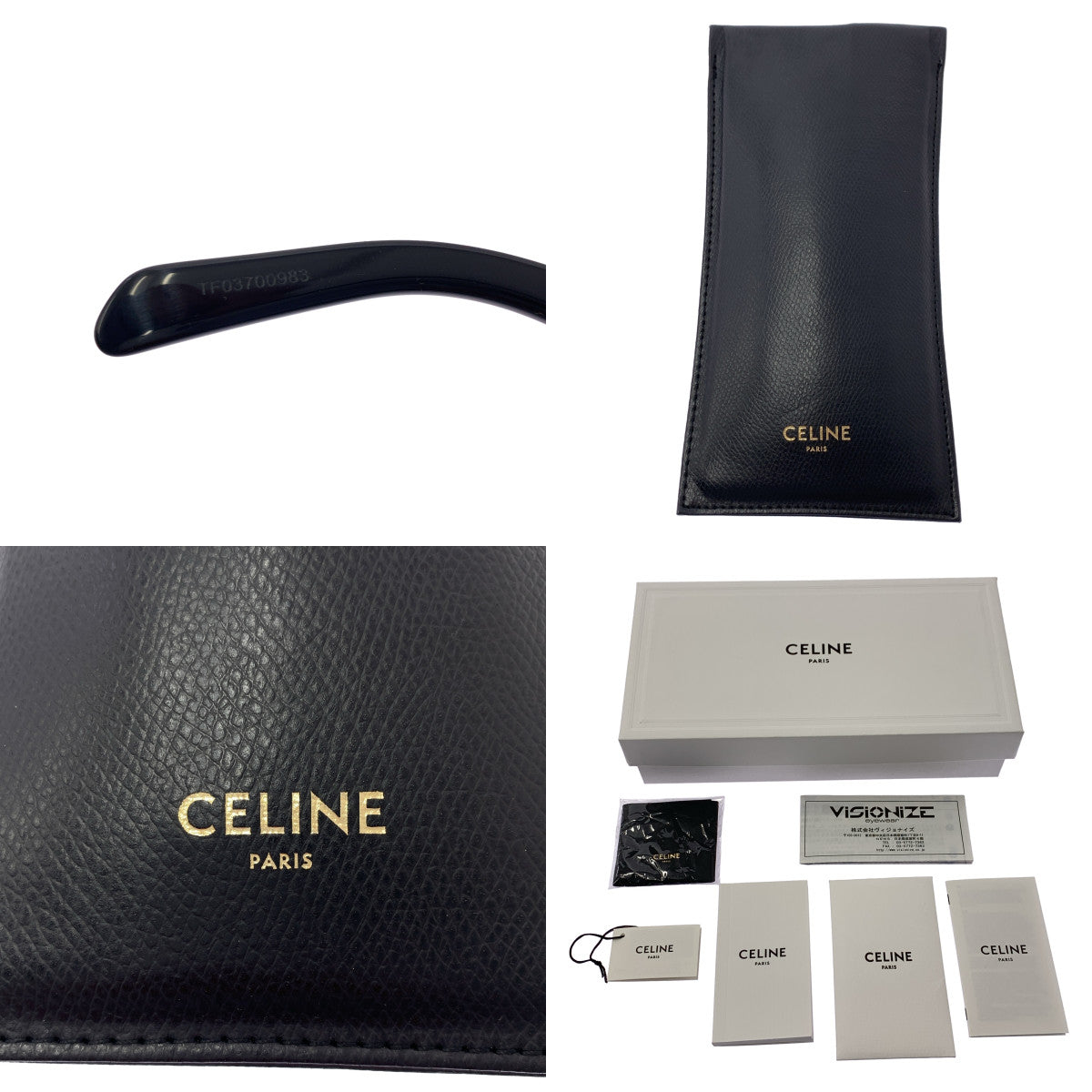 【美品】  CELINE / セリーヌ | キャットアイ S193 サングラス / アセテート CL401931 | 53□21-145 | ブラック | メンズ CELINE - 【美品】 CELINE / セリーヌ | キャットアイ S193 サングラス
