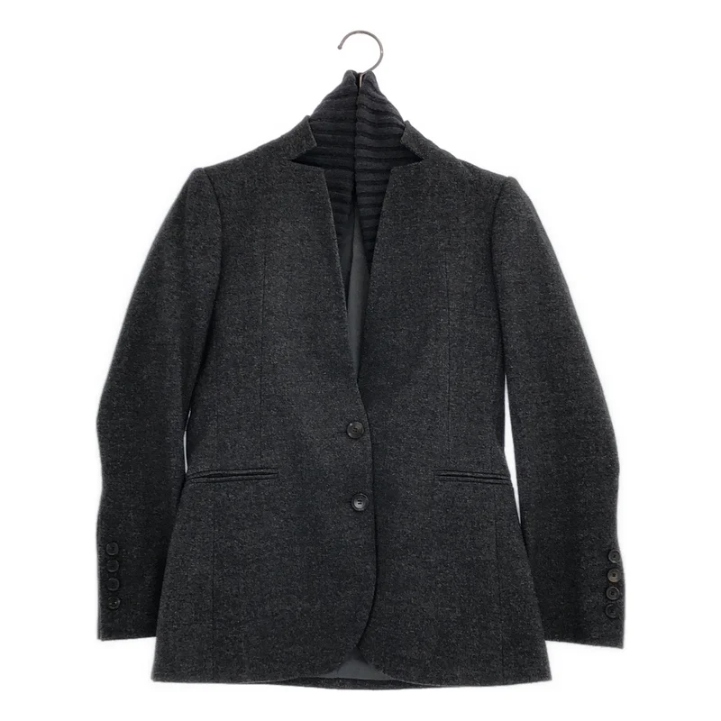 GUCCI / グッチ | ウール カシミヤ ショールカラー テーラードジャケット | 38 | レディース