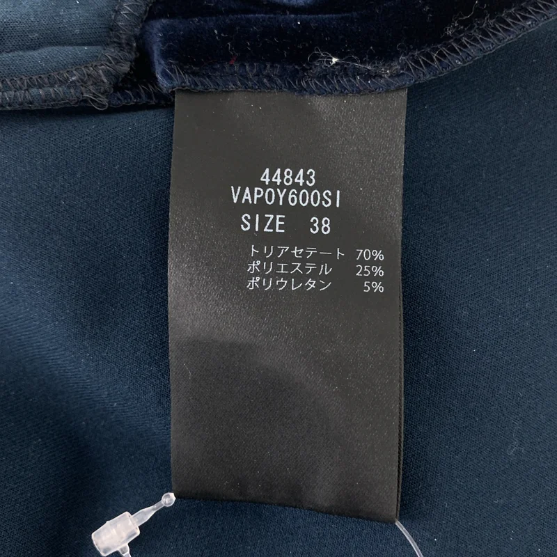 FOXEY NEW YORK / フォクシーニューヨーク | VELOUR NOIR / ベロア ジップポケット イージー パンツ | 38 | レディース
