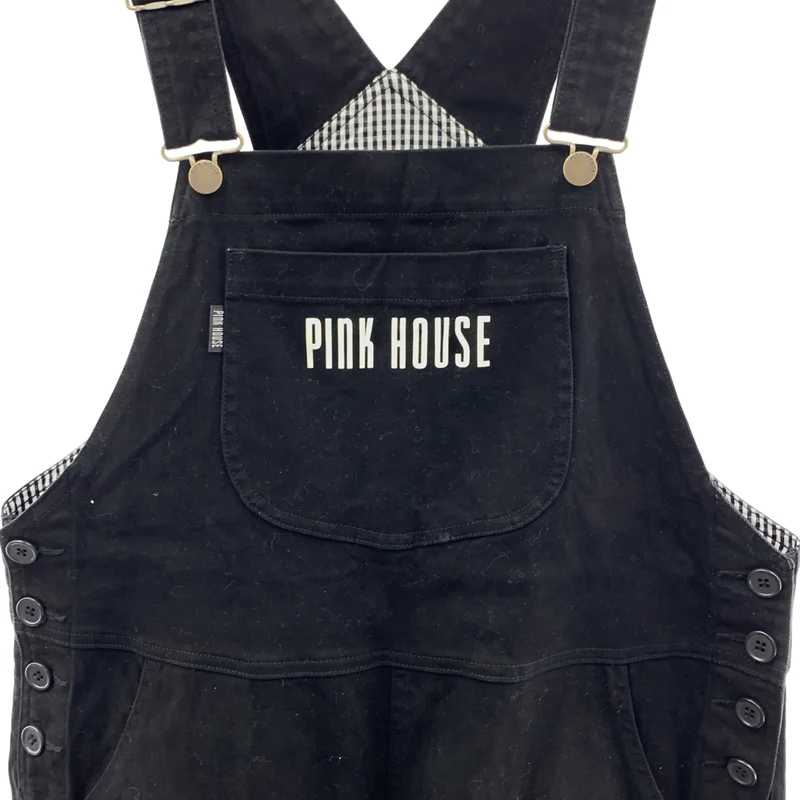 PINK HOUSE / ピンクハウス | コットン ロゴ  サロペットパンツ |
