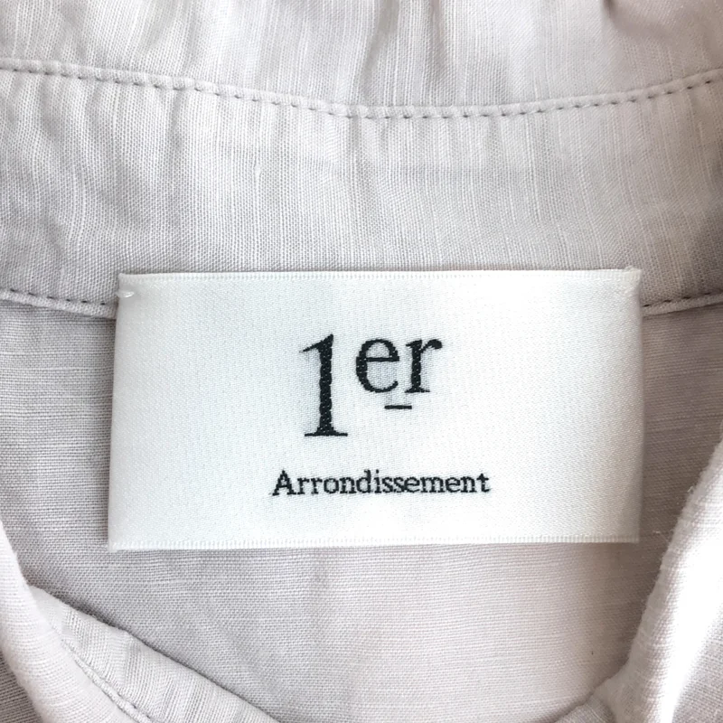 1er Arrondissement / プルミエアロンディスモン | リネン ロールアップ シャツ | 38 | レディース
