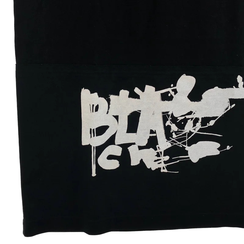 BLACK COMME des GARCONS / ブラックコムデギャルソン | 2012SS | BLACKプリント 切り替え Tシャツワンピース | S | レディース