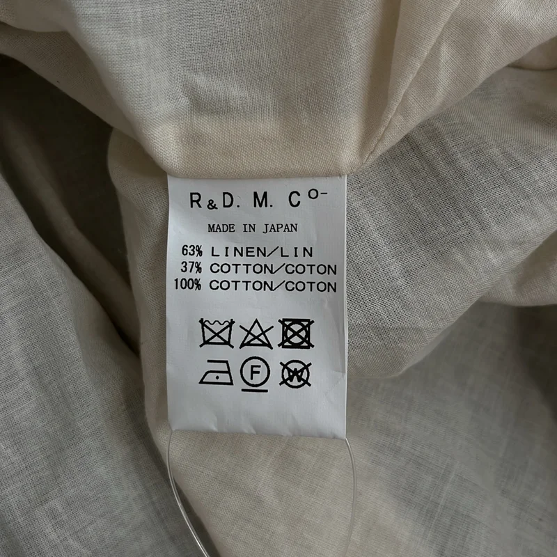 R&D.M.Co / オールドマンズテーラー | 2023AW | WHERE IS MY DOG リネン コットン ギャザースカート |
