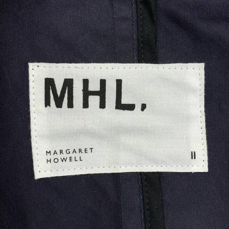 MHL. / エムエイチエルマーガレットハウエル | コットン ベルテッド ステンカラーコート | 2 | レディース