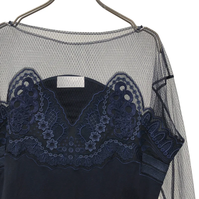 Mame Kurogouchi / マメクロゴウチ | TULLE & EMBROIDERY TOPS  レース トップス | 2 | レディース