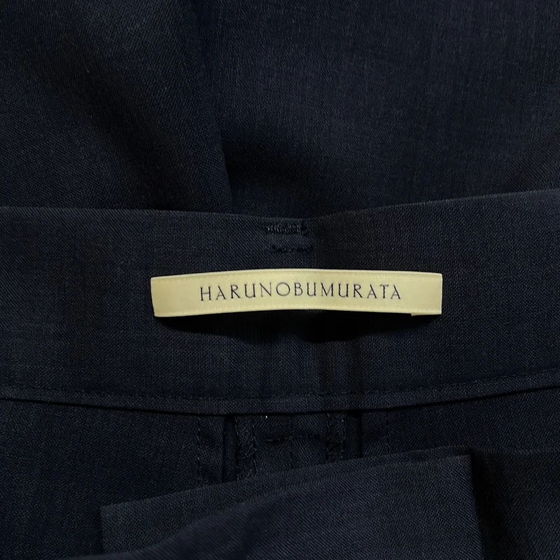 HARUNOBUMURATA / ハルノブムラタ | 2024SS | ISPARTA ウール 2タック ワイドスラックスパンツ | 38 | レディース