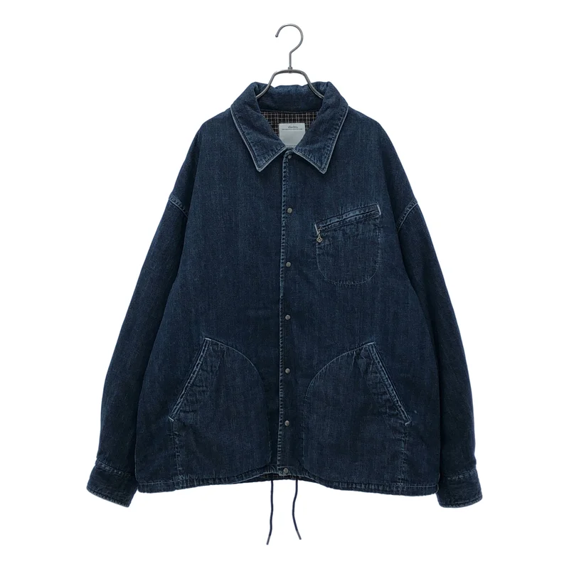 visvim / ビズビム | 2025SS | SS COACH DOWN COVERALL ダウン デニム カバーオール ジャケット | 4 | メンズ