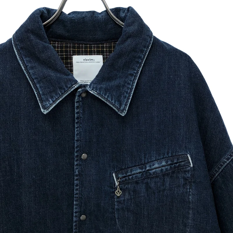 visvim / ビズビム | 2025SS | SS COACH DOWN COVERALL ダウン デニム カバーオール ジャケット | 4 | メンズ