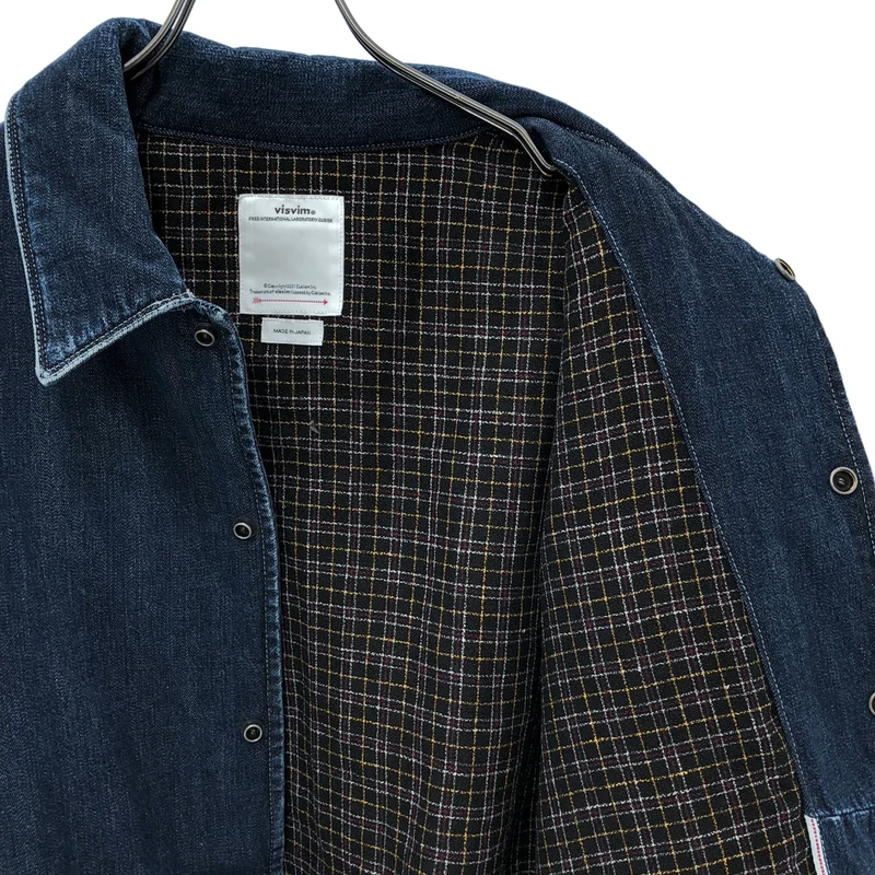 visvim / ビズビム | 2025SS | SS COACH DOWN COVERALL ダウン デニム カバーオール ジャケット | 4 | メンズ