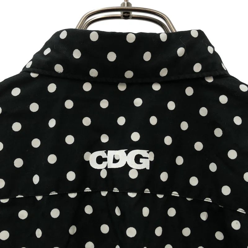 CDG by Comme des Garcons. / シーディージー コムデギャルソン | 2021年製 | コットン バックロゴ ポルカドットシャツ | M | メンズ
