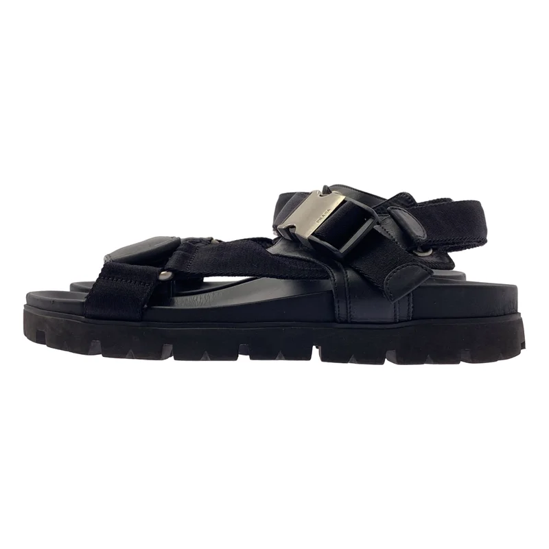 PRADA / プラダ | アンクル ストラップ サンダル | 8 1/2 | メンズ