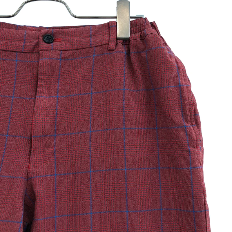 COMME des GARCONS HOMME DEUX / コムデギャルソンオムドゥ | 2026SS | ポリエステル チェック パンツ DQ-P052 | L | メンズ