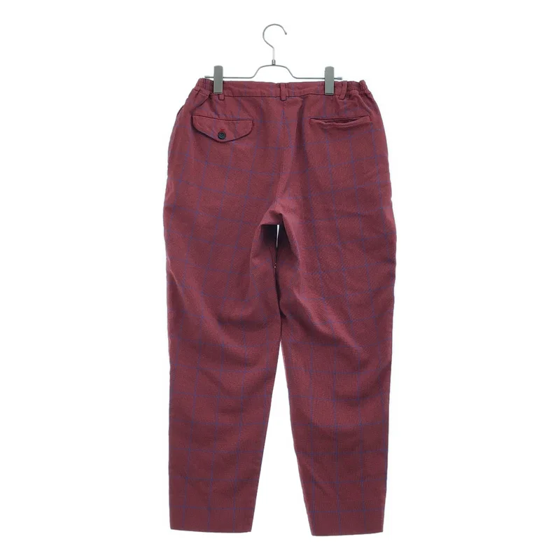 COMME des GARCONS HOMME DEUX / コムデギャルソンオムドゥ | 2026SS | ポリエステル チェック パンツ DQ-P052 | L | メンズ