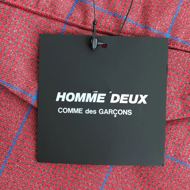 COMME des GARCONS HOMME DEUX / コムデギャルソンオムドゥ | 2026SS | ポリエステル チェック パンツ DQ-P052 | L | メンズ