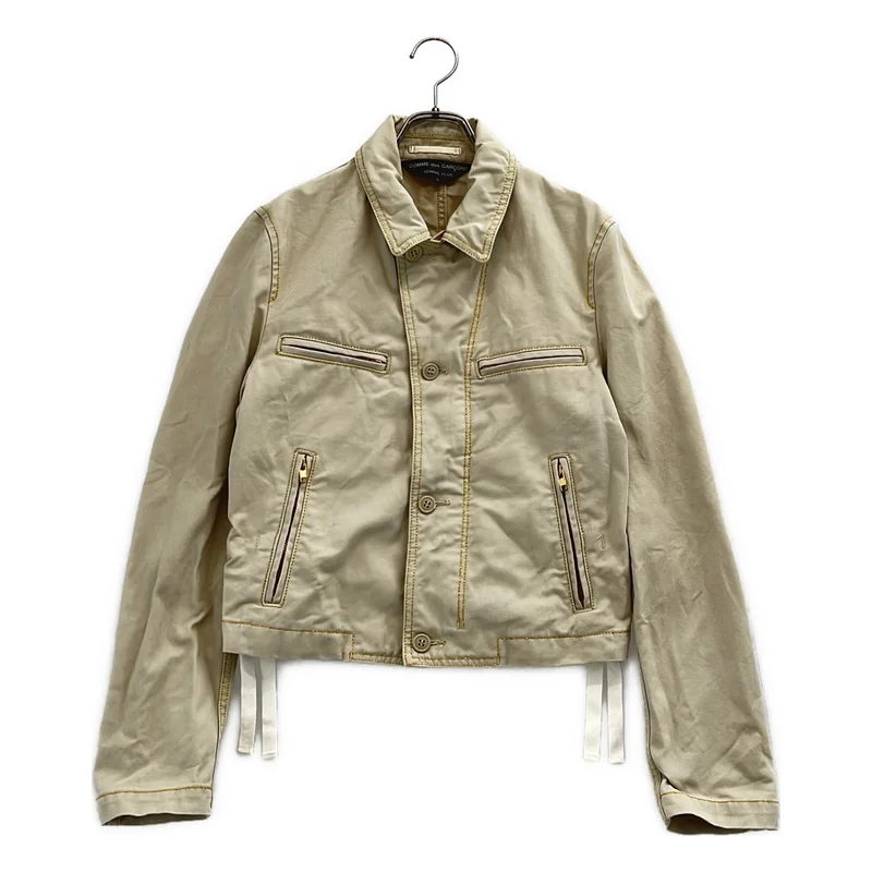 COMME des GARCONS HOMME PLUS / コムデギャルソンオムプリュス | 2007SS | ステッチ ジップアップ デニムジャケット | S | メンズ