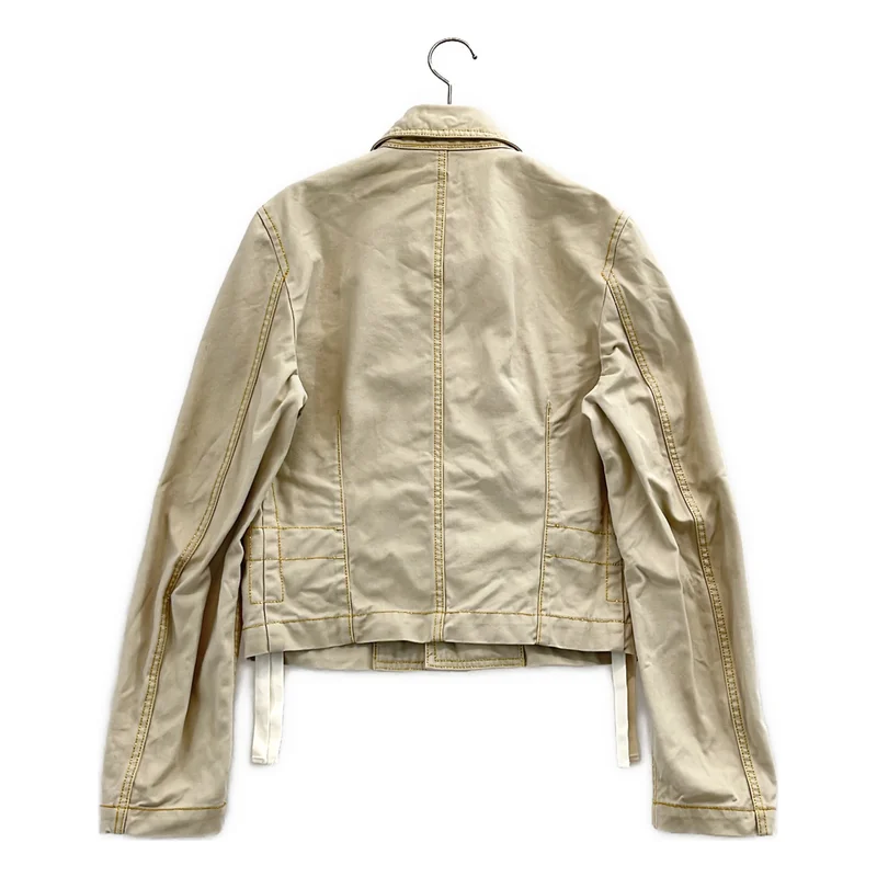 COMME des GARCONS HOMME PLUS / コムデギャルソンオムプリュス | 2007SS | ステッチ ジップアップ デニムジャケット | S | メンズ