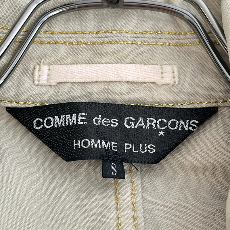COMME des GARCONS HOMME PLUS / コムデギャルソンオムプリュス | 2007SS | ステッチ ジップアップ デニムジャケット | S | メンズ