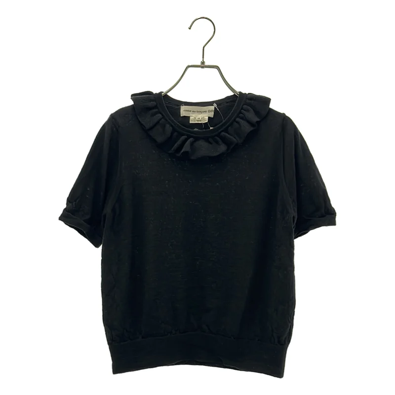 COMME des GARCONS GIRL / コムデギャルソンガール | 2022SS | ウール フリルカラー ニット | M | レディース