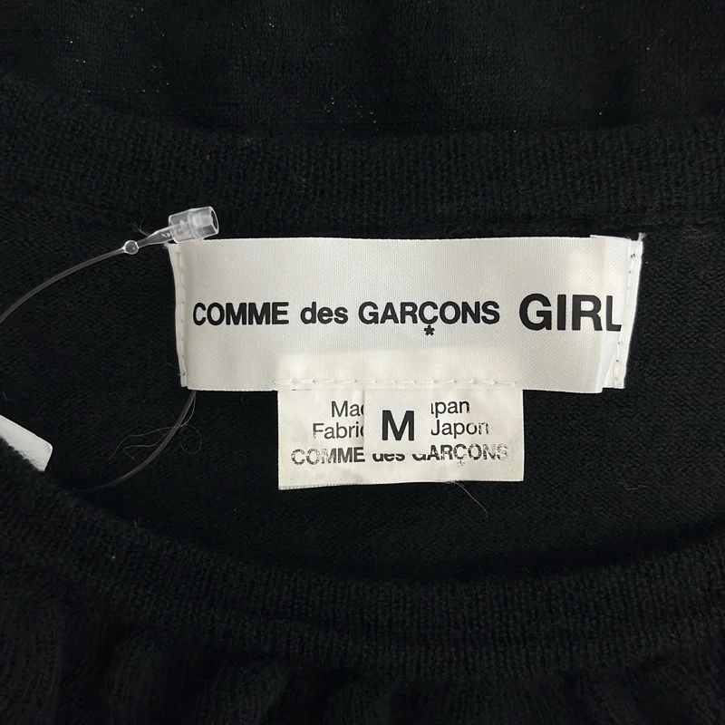 COMME des GARCONS GIRL / コムデギャルソンガール | 2022SS | ウール フリルカラー ニット | M | レディース