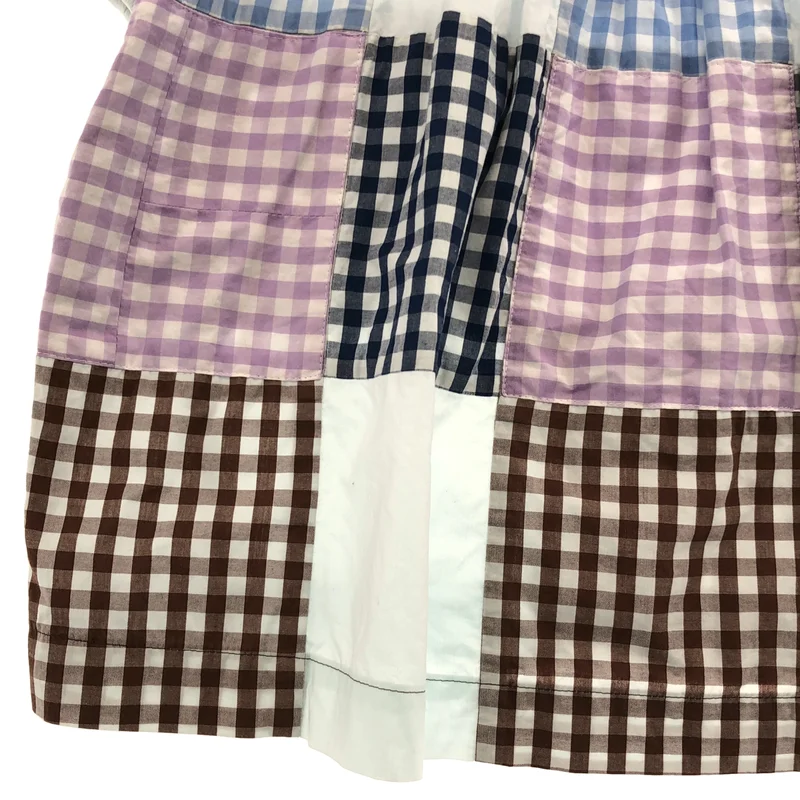 tricot COMME des GARCONS / トリココムデギャルソン | 2013SS | チェック パッチワーク シアー プルオーバーシャツ | S | レディース