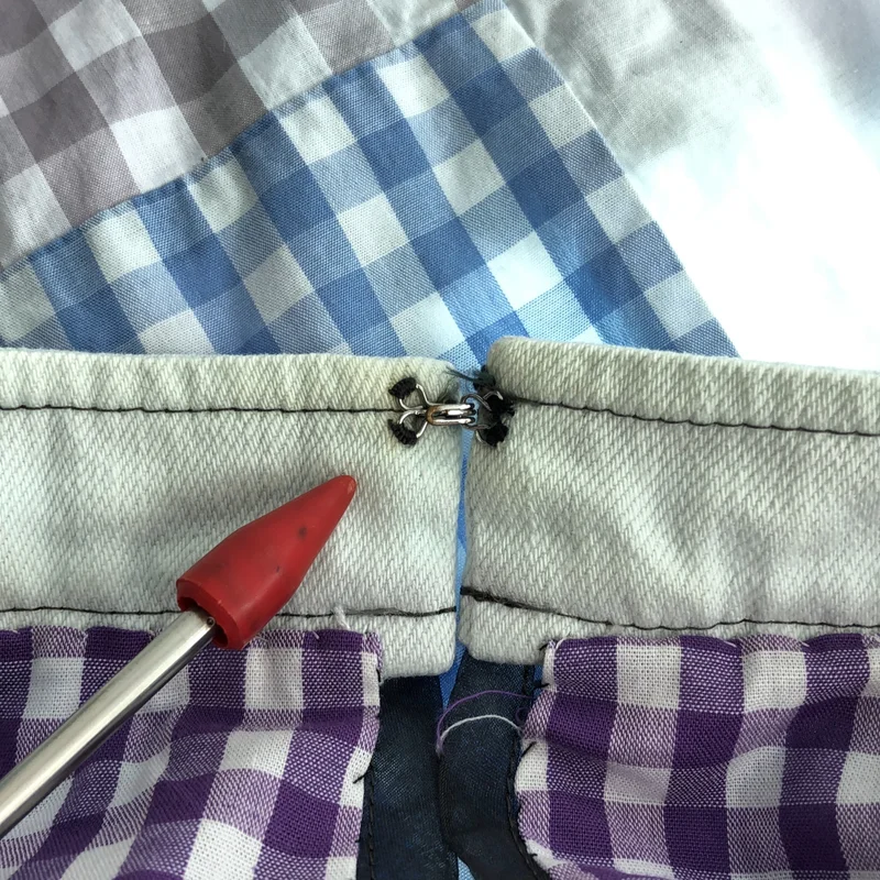 tricot COMME des GARCONS / トリココムデギャルソン | 2013SS | チェック パッチワーク シアー プルオーバーシャツ | S | レディース