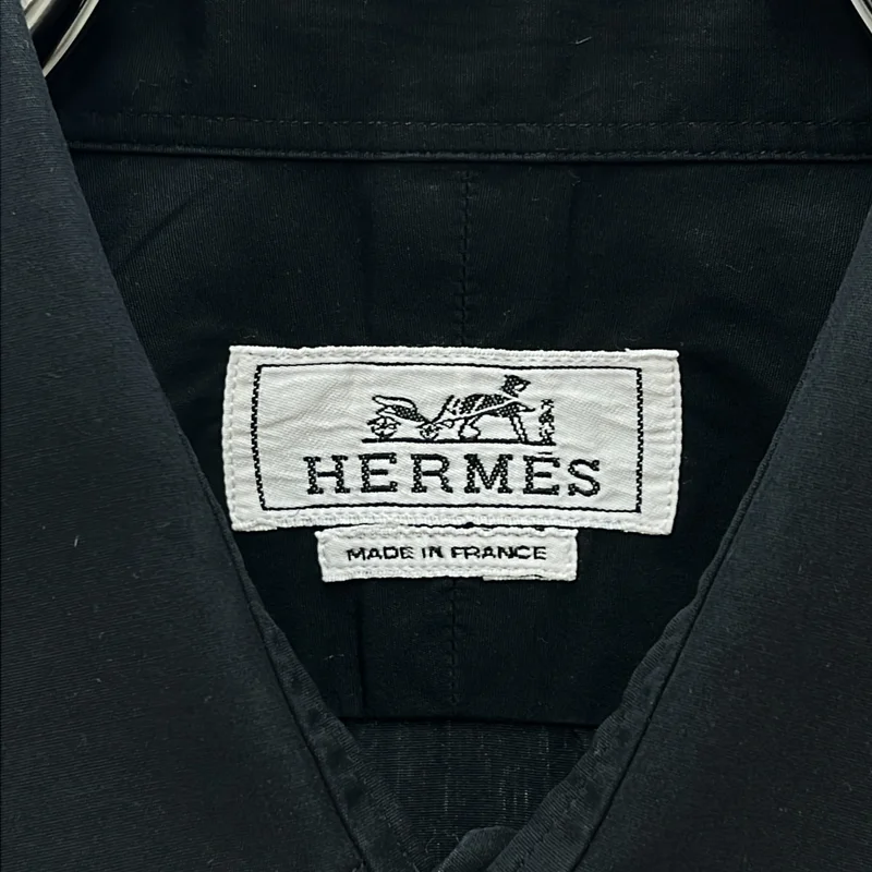 HERMES / エルメス | コットン セリエボタン ドレスシャツ | 15 | メンズ