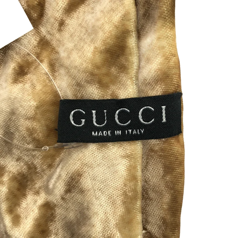 GUCCI / グッチ | ベロア ベクタイ / 裏地インターロッキングG ロゴ |