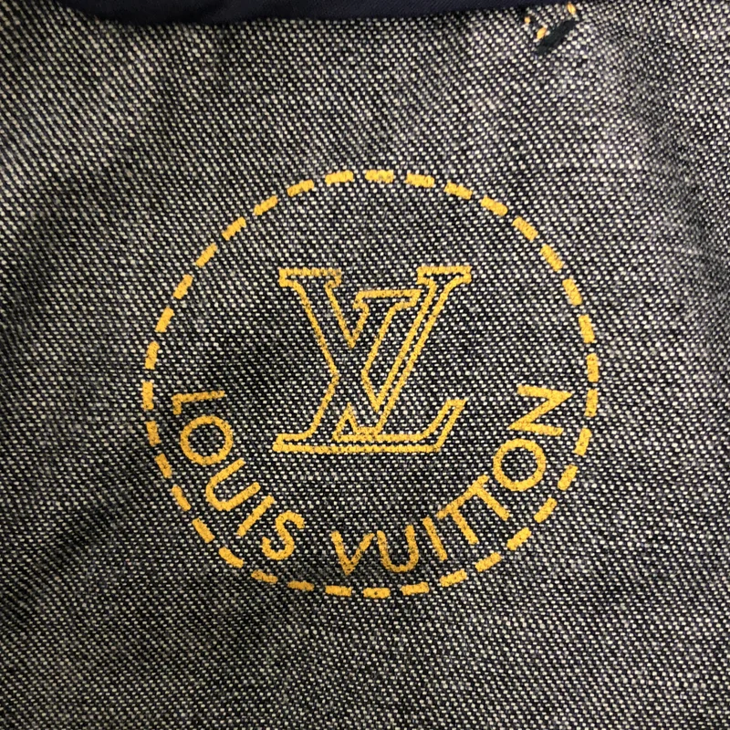 Louis Vuitton / ルイヴィトン | デニム ステッチ バックロゴ ミニスカート | 38 | レディース