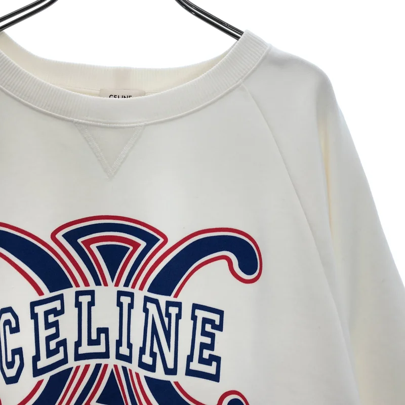 CELINE / セリーヌ | トリオンフ ショートスリーブ スウェット トレーナー | M | レディース