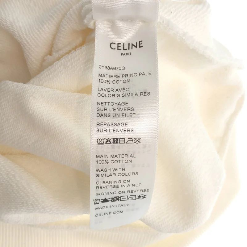 CELINE / セリーヌ | トリオンフ ショートスリーブ スウェット トレーナー | M | レディース