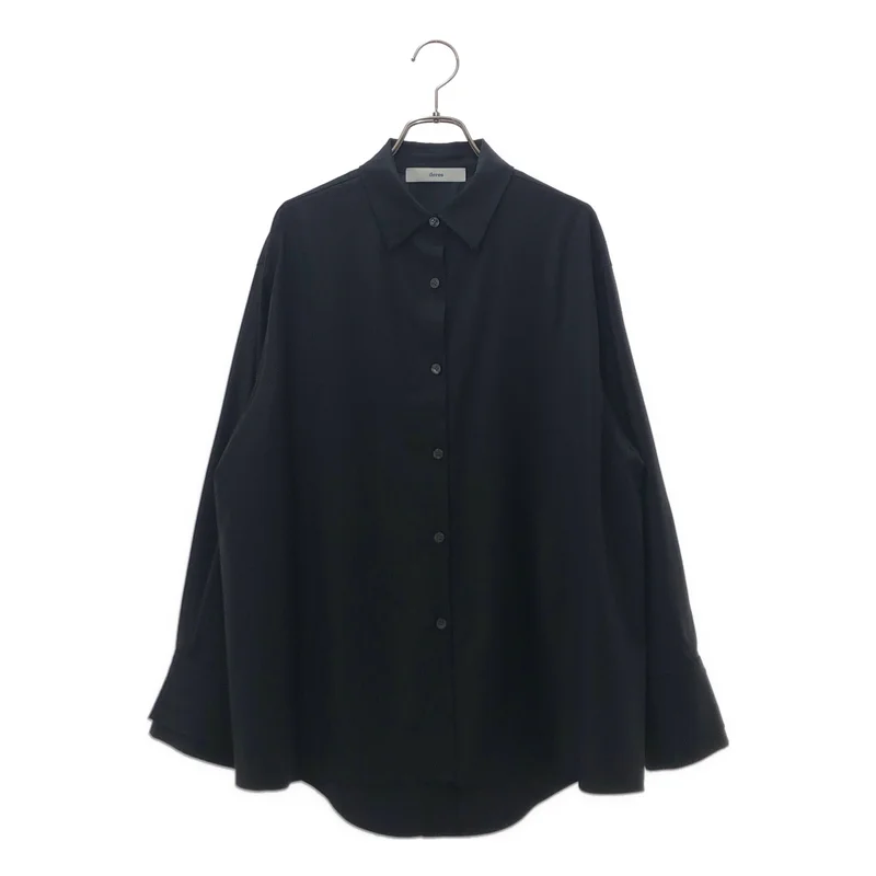 deres / デレス | Mariela double layered shirt jacket ダブルレイヤード シャツジャケット | F | レディース