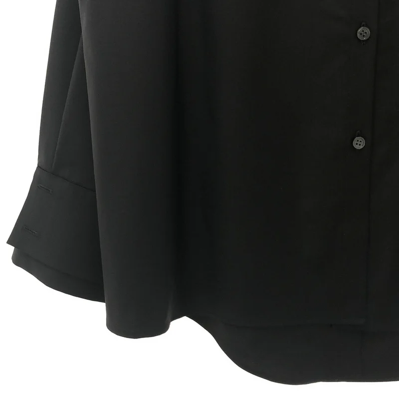 deres / デレス | Mariela double layered shirt jacket ダブルレイヤード シャツジャケット | F | レディース