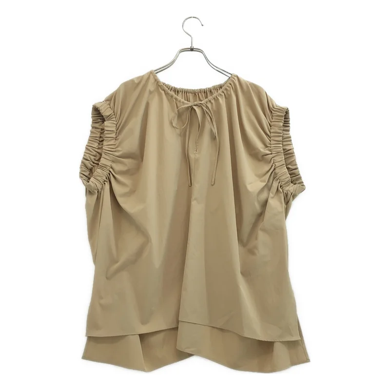 BEIGE， / ベイジ | ギャザー ノースリーブブラウス | 2 | レディース