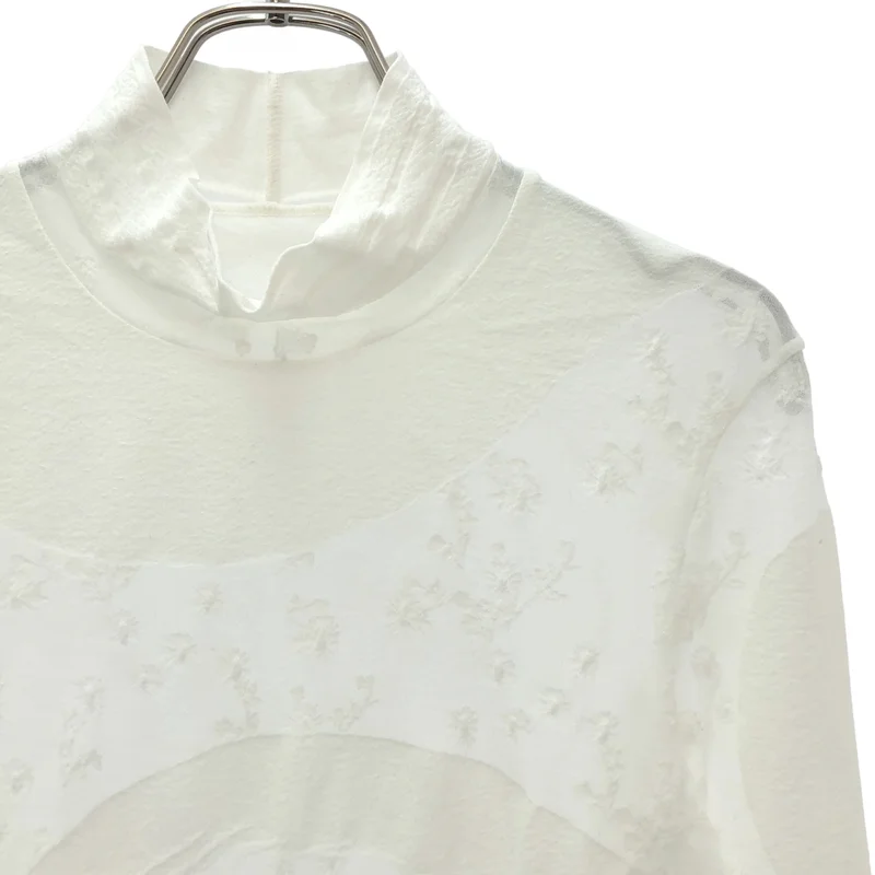 マメクロゴウチ　25ss ハイネックトップス Mame Kurogouchi / マメクロゴウチ | 2025AW | Knitted High Neck Top