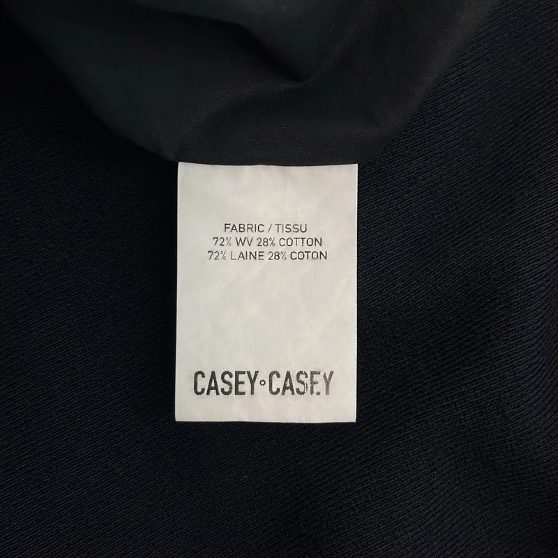 CASEY CASEY / ケーシーケーシー | Fabi Pant / ウール コットン イージーワイドパンツ | M | レディース
