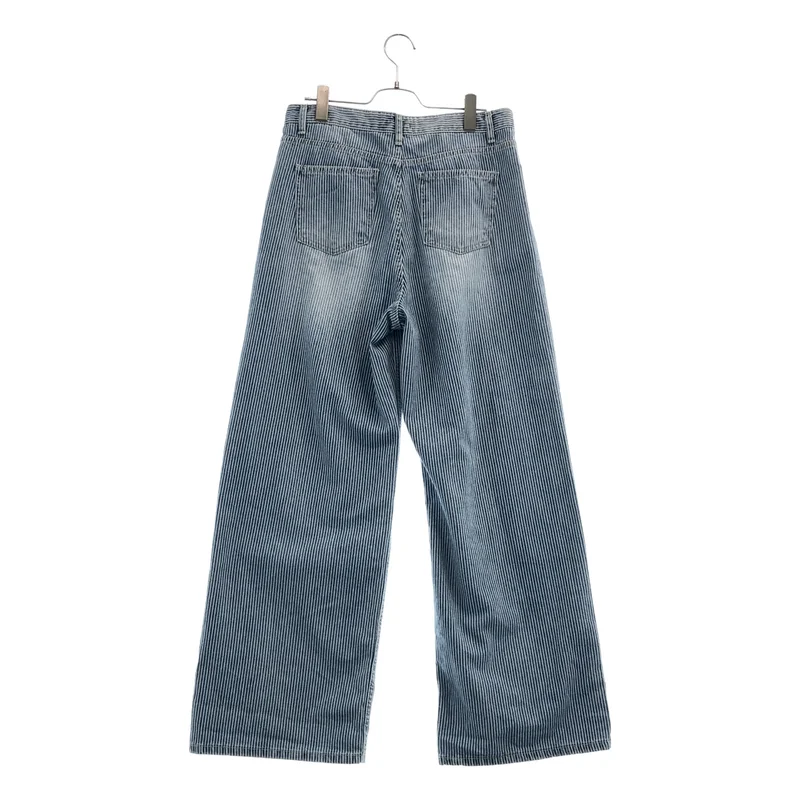 CANAL JEAN キャナルジーン | Lakey Park ヒッコリー ダメージ加工パンツ | M | レディース