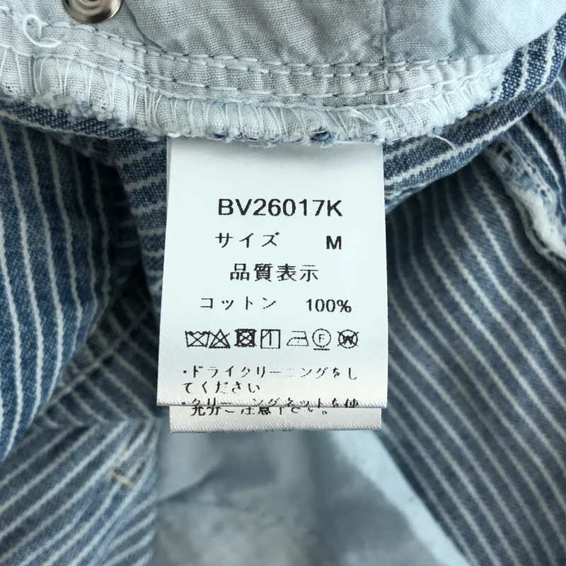 CANAL JEAN キャナルジーン | Lakey Park ヒッコリー ダメージ加工パンツ | M | レディース