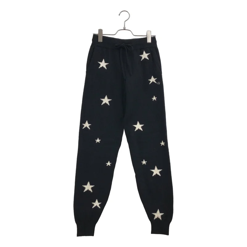 chinti and parker / チンティ＆パーカー | カシミヤ スターインターシャ ニットパンツ | XS | レディース