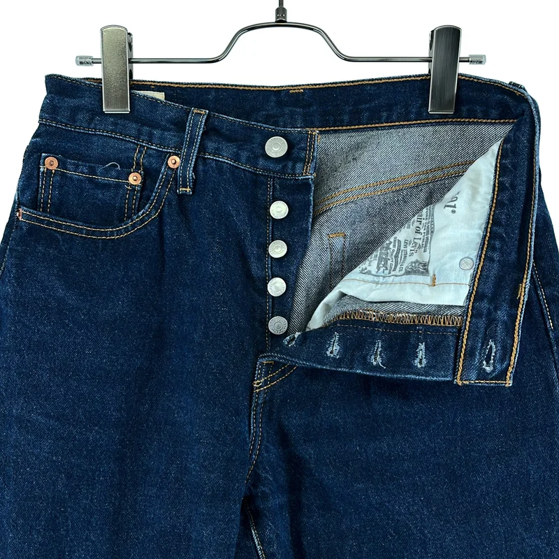 Levi's / リーバイス | 501 / ボタンフライ ストレートデニムパンツ | 28 | レディース