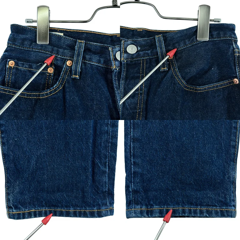 Levi's / リーバイス | 501 / ボタンフライ ストレートデニムパンツ | 28 | レディース